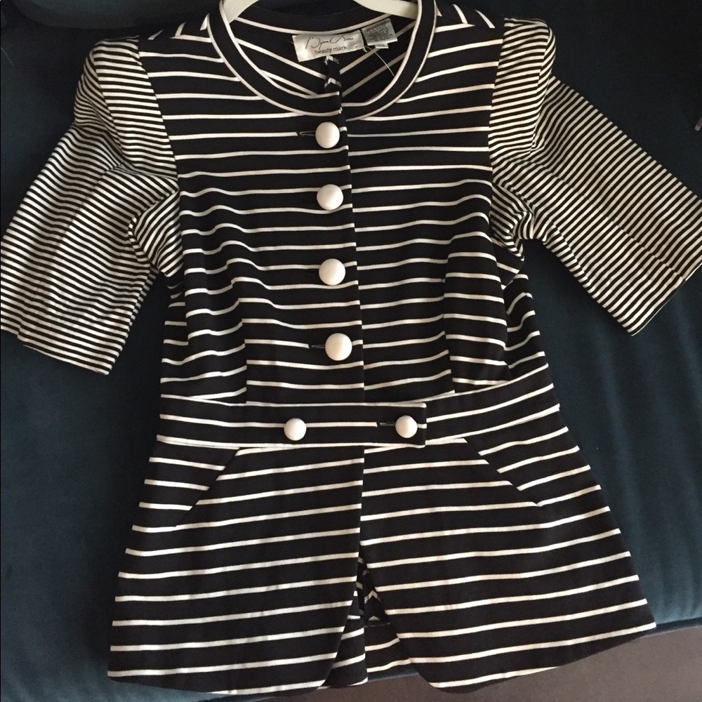 Anthropologie Byron Lars fitted blazer/top. XS